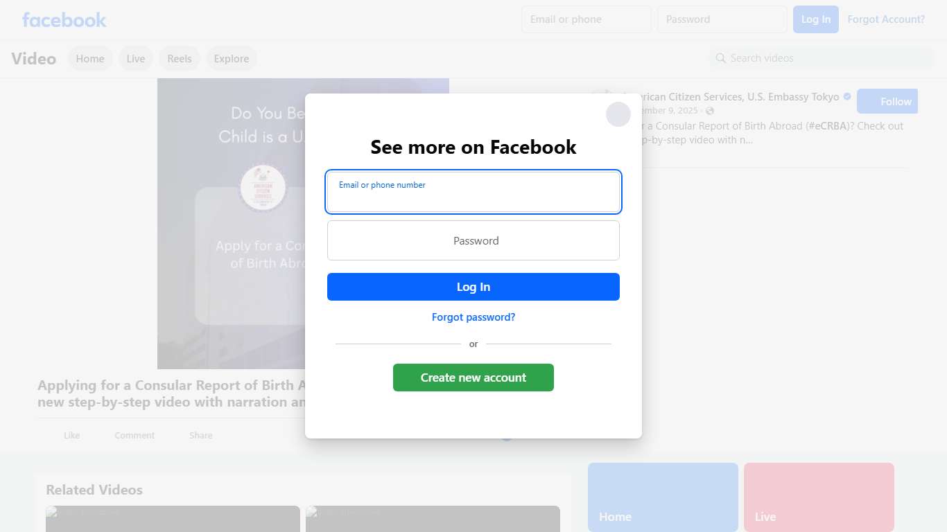 Applying for a Consular Report of Birth Abroad (#eCRBA)? Check out our new step-by-step video with narration and visual guides to guide you through the process. Learn more on our website: https://jp.usembassy.gov/services/citizenship-services/birth/online-crba-eligibility/ | American Citizen Services, U.S. Embassy Tokyo | Facebook